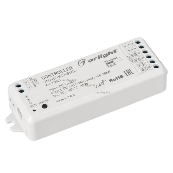 Контроллер Arlight 023821 роторная панель smart p15 dim in white 230v 1a triac rotary rf arlight 025040