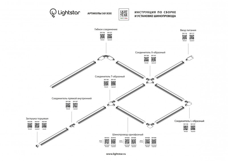 Шинопровод Lightstar 501015