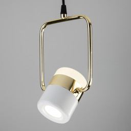 Подвесной светильник Elektrostandard 50165/1 LED золото/белый