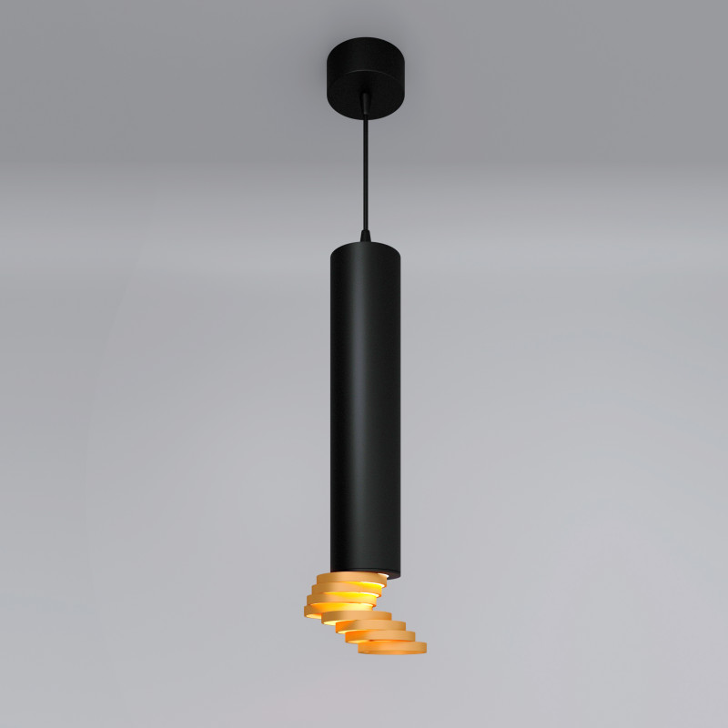 Подвесной светильник Elektrostandard DLN103 GU10 черный/золото подвесной светильник elektrostandard 50122 1 gu10 чёрный золото