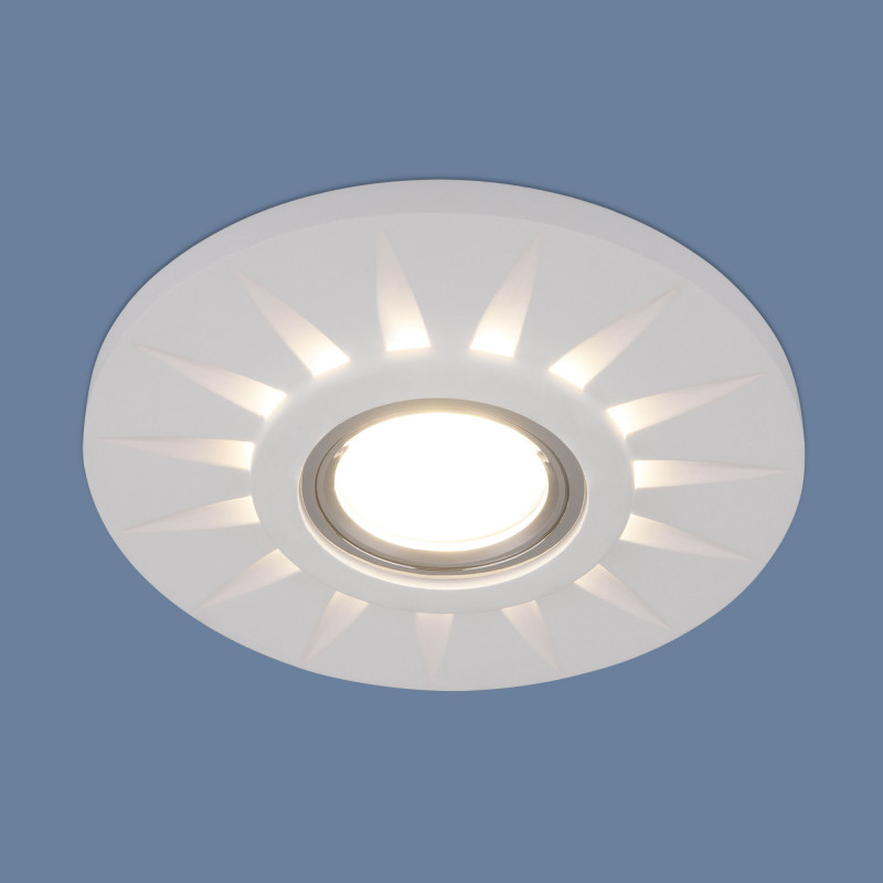 Встраиваемый светильник Elektrostandard 2243 MR16 WH белый светильник встраиваемый feron dl2801 потолочный mr16 g5 3 хром 32639