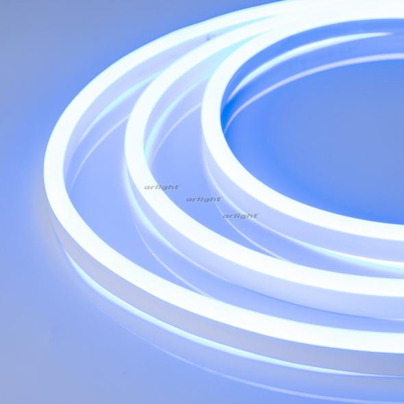 гибкий неон dip 12x26мм синий оболочка синяя бухта 50м neon night 131 023 Гибкий мини-неон из высокопрочного композитного материала, обеспечивающего эластичность и устойчивость к низким температурам. Светодиоды SMD2835, 108 шт/м, цвет СИНИЙ (цветной экран - СИНИЙ). Сечение 16х8.5 мм, боковой изгиб, IP65, шаг резки 12\