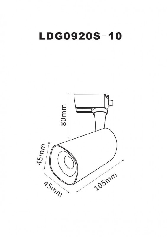 Светильник на шине ARTE Lamp A4561PL-1BK