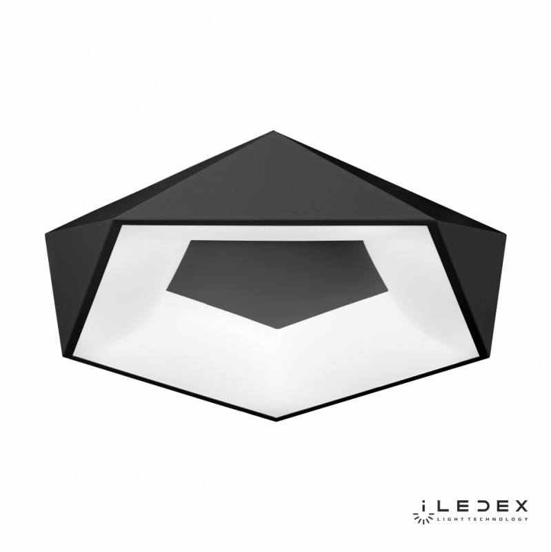 Накладной светильник iLedex S1889/55 BK светильник iledex edge x050330 bk