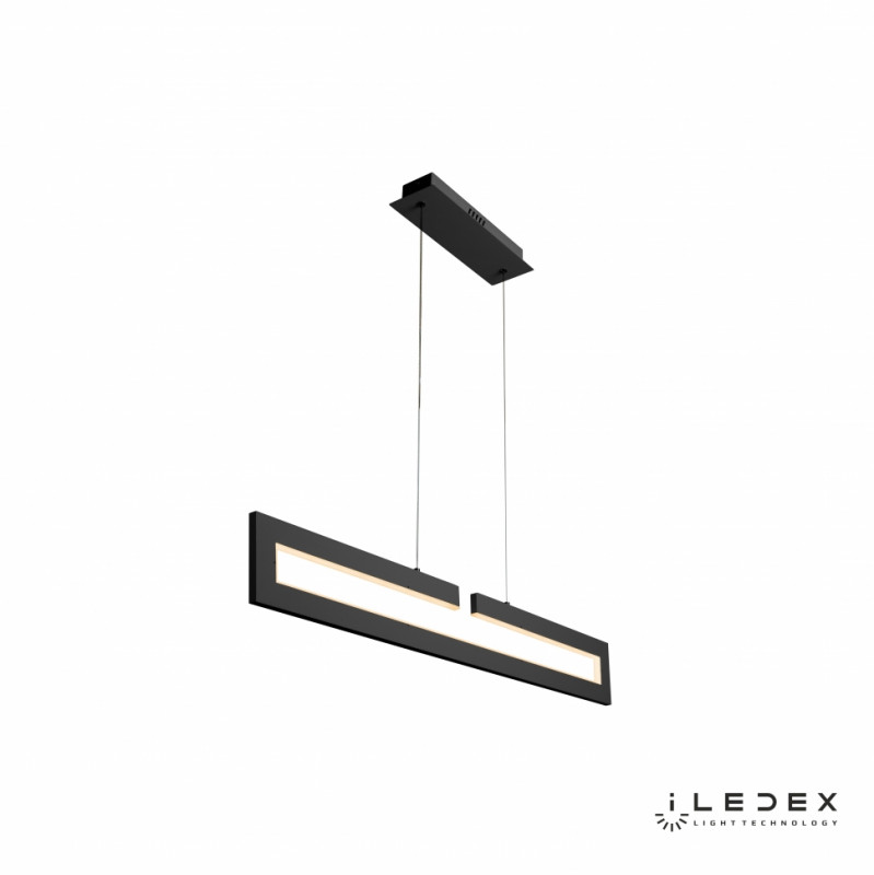 Линейный светильник iLedex 9082-900*90-D BK накладной светильник iledex 9082 600 600 x 96w bk