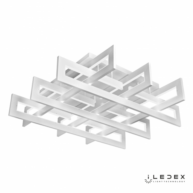 Накладной светильник iLedex 9082-800*800-X 192W WH потолочная светодиодная люстра с пультом ду iledex stalker 9082 r800 x 128w белый