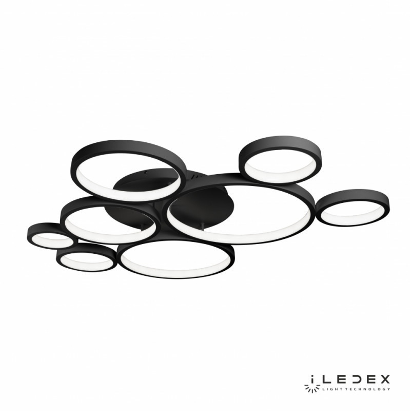 Накладная люстра iLedex 9004-8L-X BK раковина cersanit moduo 40 ring накладная 40 см