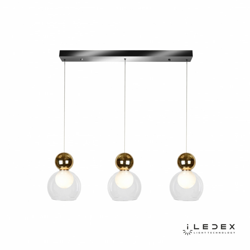 Подвесной светильник iLedex C4476-3L GL подвесной светильник iledex c4476 1 gl