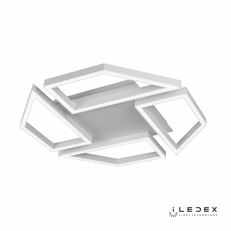 Накладной светильник iLedex 8302-720x720-X-T WH потолочная светодиодная люстра с пультом ду iledex stellar 8302 1050х810b x t белый