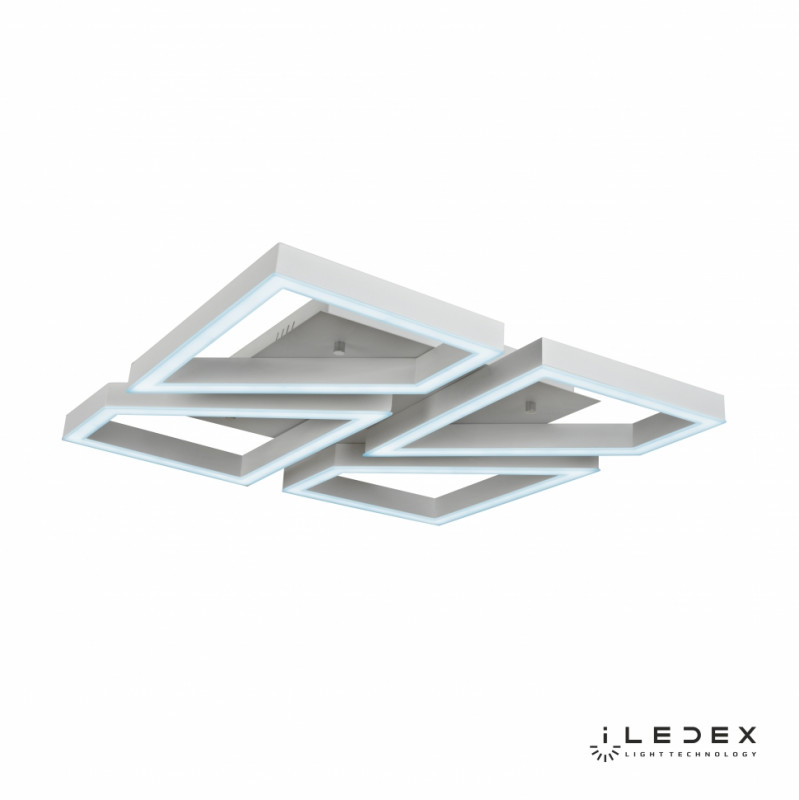 Накладной светильник iLedex 8302-550x550-X WH потолочная светодиодная люстра с пультом ду iledex stellar 8302 800x800 x t белый