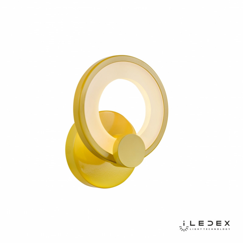 Детское бра iLedex A001/1 Yellow потолочная светодиодная люстра iledex ring a001 10 bk