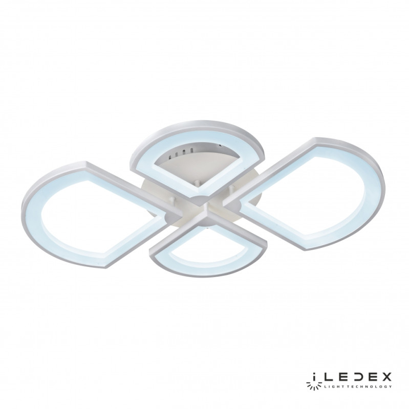 Накладная люстра iLedex X024-4 WH люстра iledex потолочная светодиодная clover 6885 4 wh