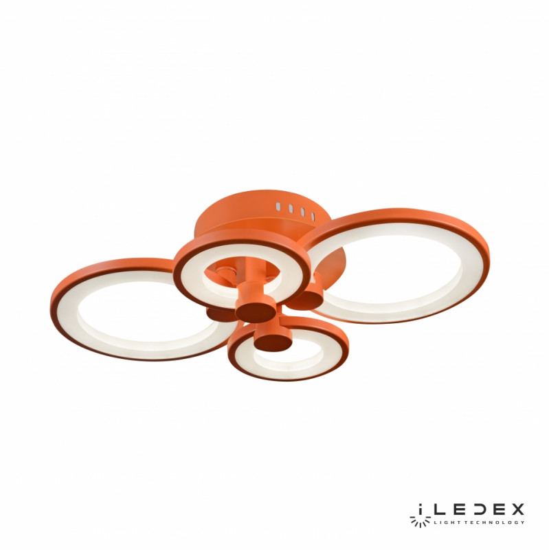 Накладная люстра iLedex A001/4 Orange потолочная люстра iledex ring a001 4 bk