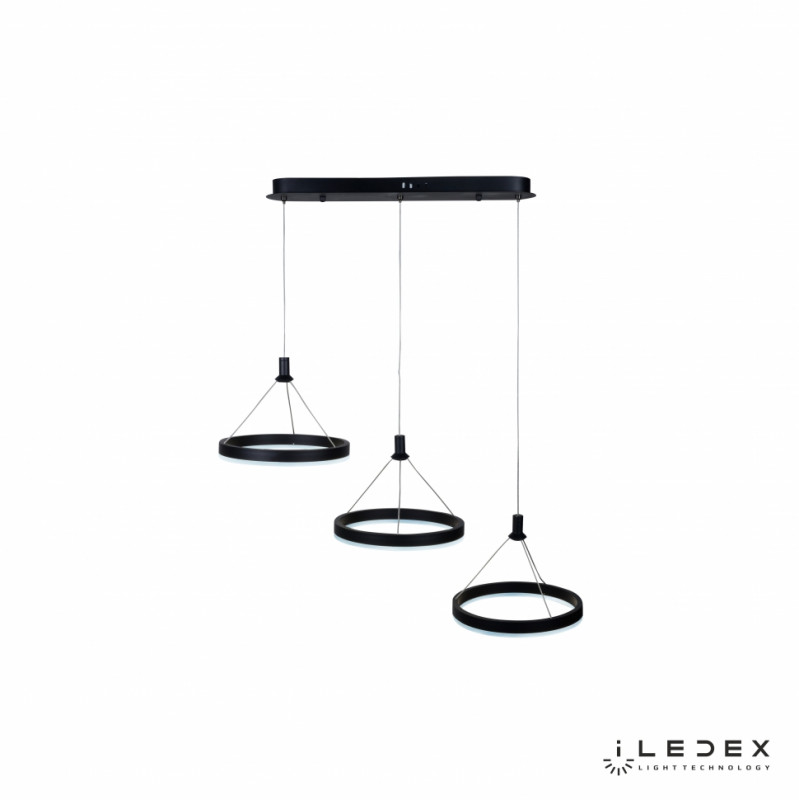 Подвесной светильник iLedex D075-3 BK подвесной светильник iledex x088136 bk