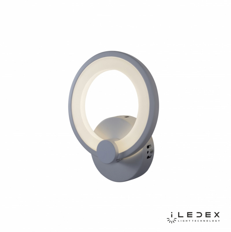Бра iLedex A001/1 WH потолочная светодиодная люстра iledex ring a001 4 red