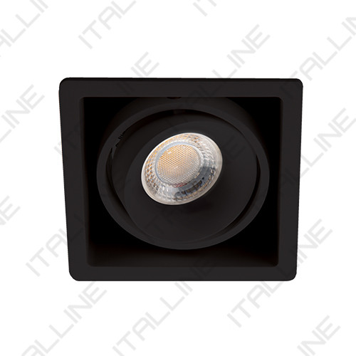 Встраиваемый светильник ITALLINE DE-311 black встраиваемый светильник italline m01 4075 black