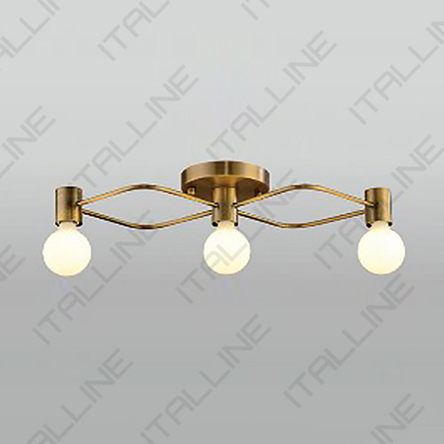 Накладная люстра ITALLINE Vega PL 6088/3 bronze mccarren double tier bronze люстра