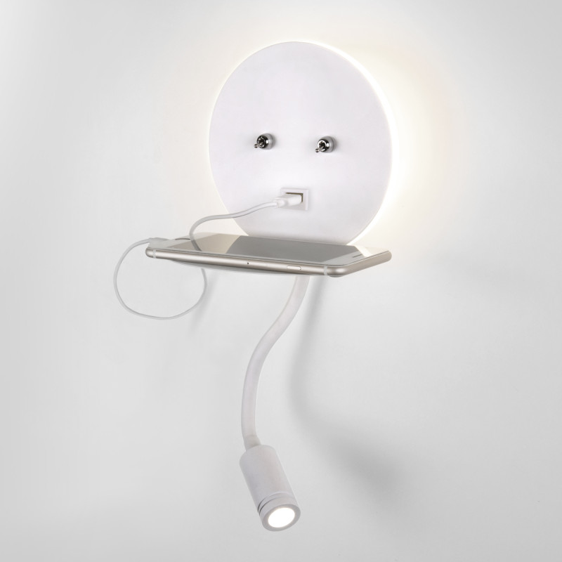 Бра Elektrostandard Lungo LED белый (MRL LED 1017) бра elektrostandard knob 40118 led белый