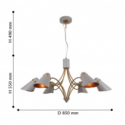 Подвесная люстра Favourite 2666-6P