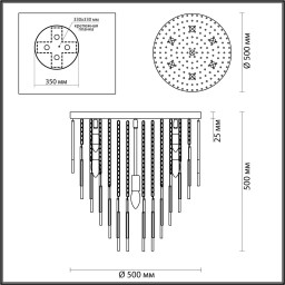 Накладной светильник Odeon Light 4784/7C