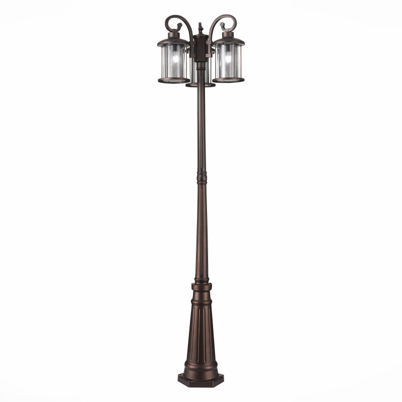 Садово-парковый светильник ST-Luce SL080.425.03 садово парковый светильник amber lamp серебряный с чёрным 9123в