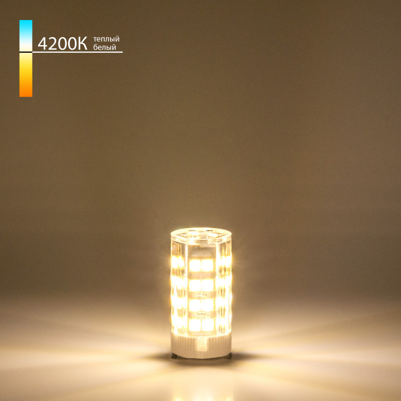 Светодиодная лампа Elektrostandard G9 LED 5W 220V 4200К (BLG909) лампа светодиодная эра g9 5w 4000k прозрачная led jcd 5w cer 840 g9 б0027864