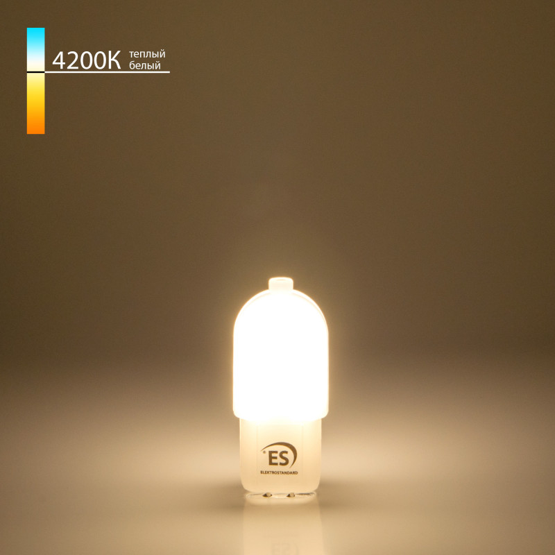 Светодиодная лампа Elektrostandard G4 LED 3W 12V 360 4200K (BLG408) светодиодная лампа elektrostandard mini classic f 8w 4200k e27 g45 прозрачный ble2772