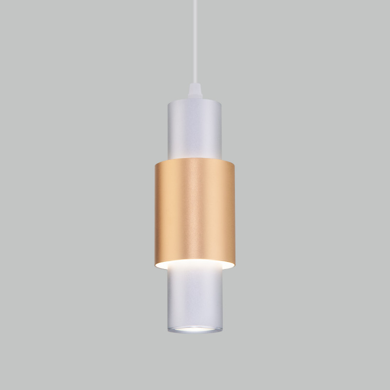 Подвесной светильник Eurosvet 50204/1 LED матовое серебро/матовое золото полубусины самоклеющиеся d 8 мм серебро