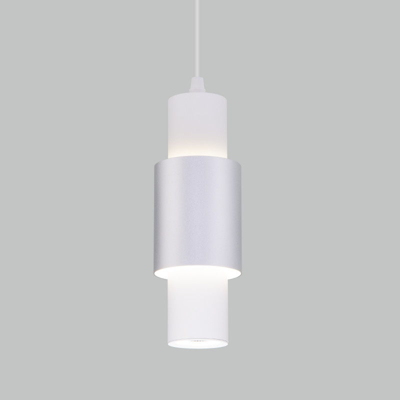 Подвесной светильник Eurosvet 50204/1 LED белый/матовое серебро 60069 1 серебро бра eurosvet incanto