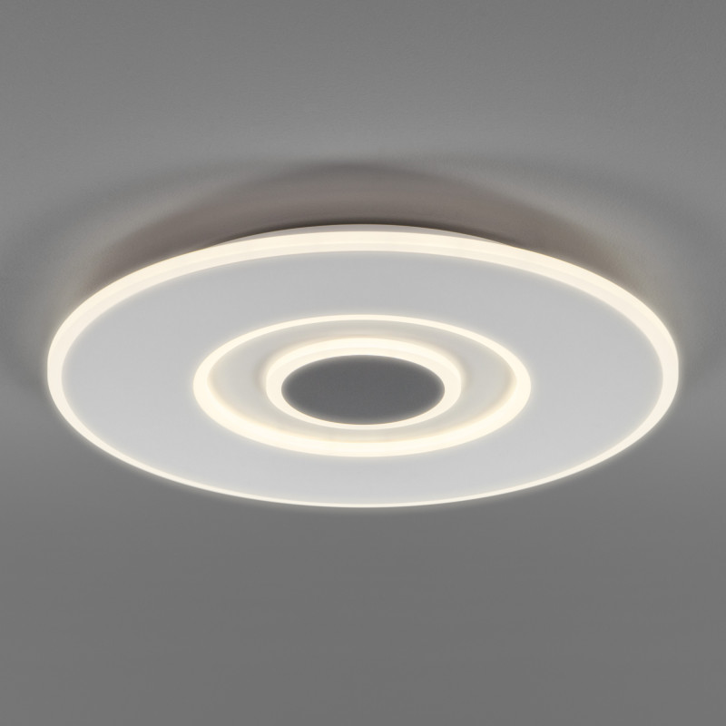 Накладной светильник Eurosvet 90219/1 белый/ серый потолочная люстра eurosvet floranse 30155 5 белый