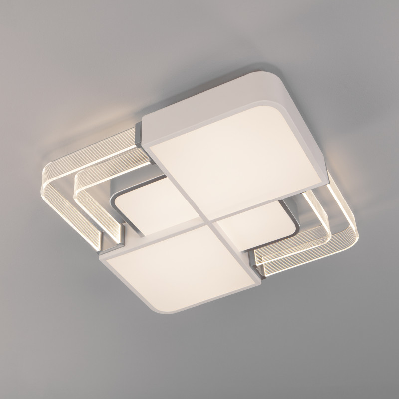 Накладной светильник Eurosvet 90182/1 белый/серебро брелок для ключей cartage рычаг кпп металл серебро