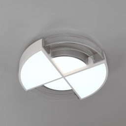 Накладной светильник Eurosvet 90181/1 белый/серебро