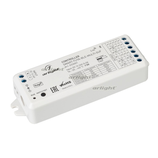 Контроллер Arlight 033001 роторная панель smart p15 dim in white 230v 1a triac rotary rf arlight 025040