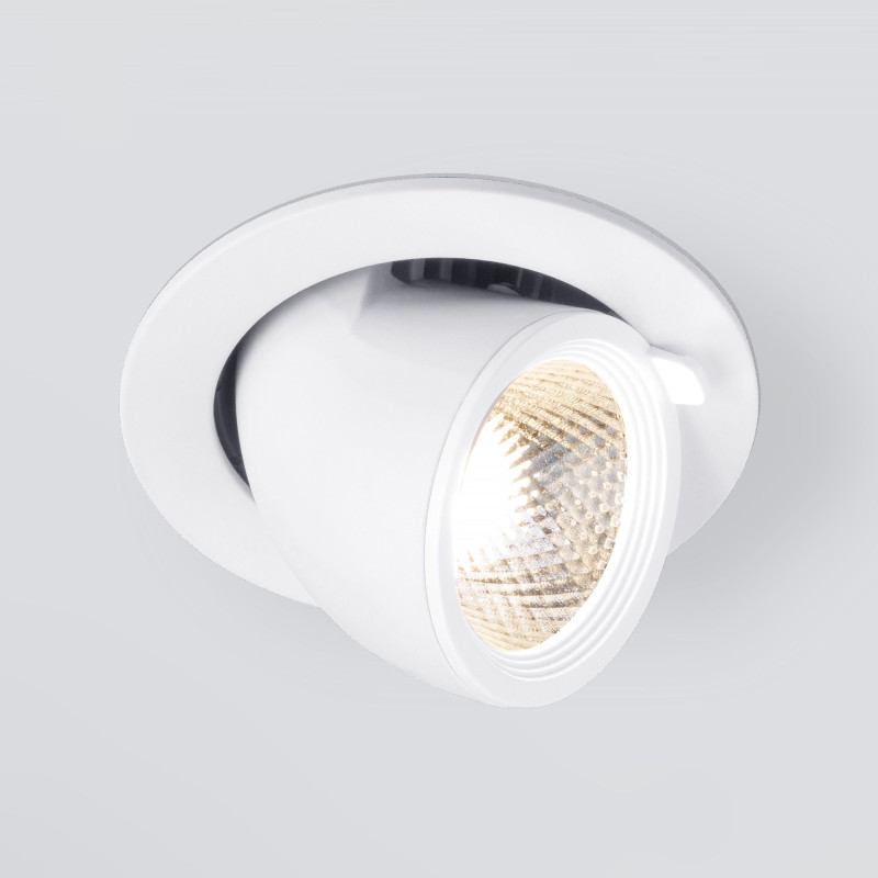Встраиваемый светильник Elektrostandard 9918 LED 9W 4200K белый мебельный светодиодный светильник uniel ulm f42 3w 4200k sensor ip20 white ul 00002889
