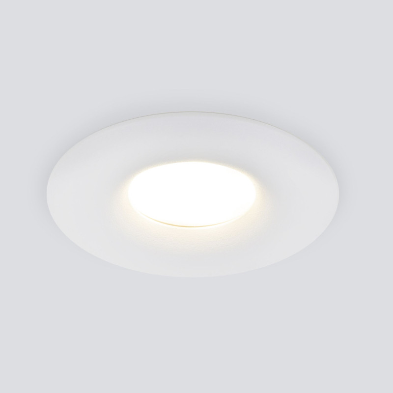 Встраиваемый светильник Elektrostandard 123 MR16 белый kl1a wh светильник эра литой простой пов mr16 12v 220v 50w белый