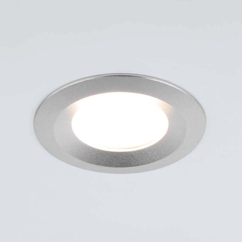 Встраиваемый светильник Elektrostandard 110 MR16 серебро светильник встраиваемый с белой led подсветкой feron cd911 потолочный mr16 g5 3 прозрачный