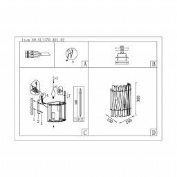 Бра ST-Luce SL1170.301.02