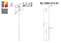 Подвесной светильник ST-Luce SL1580.413.01