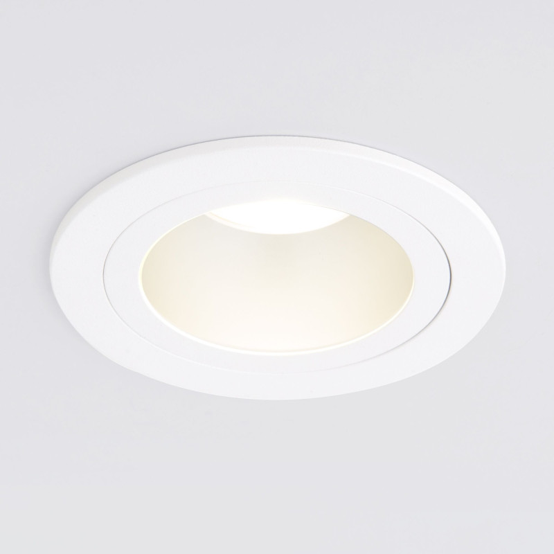 Встраиваемый светильник Elektrostandard 122 MR16 серебро/белый светильник потолочный feron ml177 mr16 gu10 35w 230v белый 40512