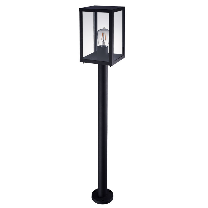 Садово-парковый светильник ARTE Lamp A4569PA-1BK садово парковый светильник amber lamp серебряный с чёрным 9123в