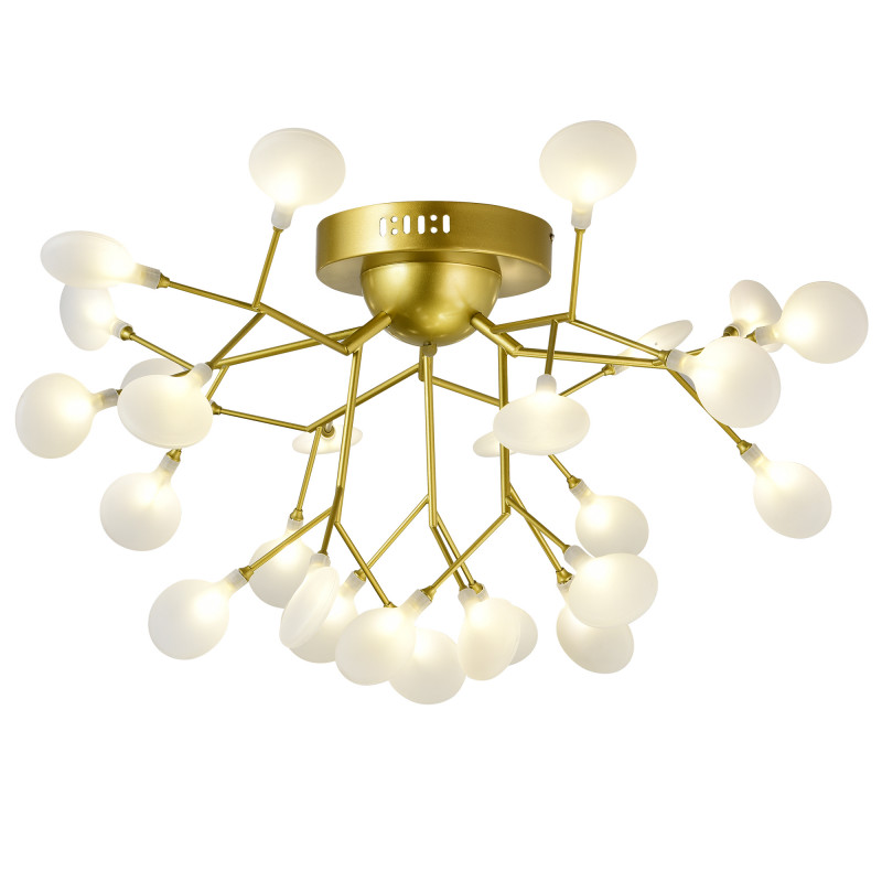 Накладная люстра Natali Kovaltseva GRACE 75126/6C GOLD SATIN декоративная настольная лампа maytoni grace arm247 00 g