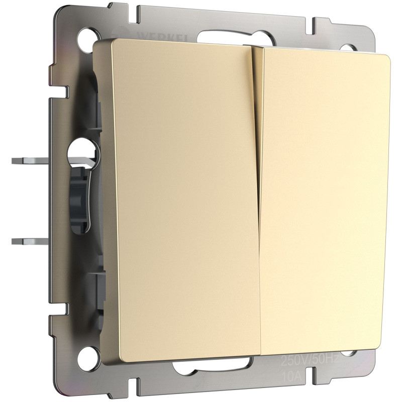 Выключатель Werkel W1122011 выключатель двухклавишный проходной с подсветкой werkel w1122165 4690389195556