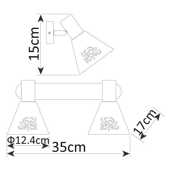 Спот ARTE Lamp A5218AP-2WG