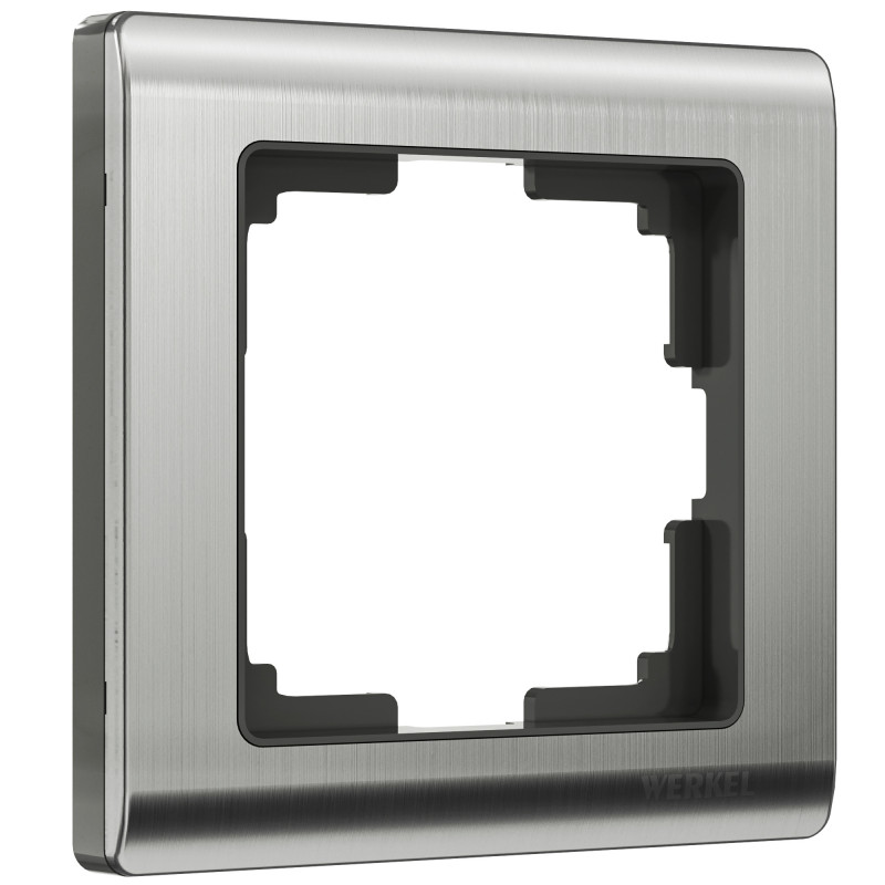 Рамка Werkel WL02-Frame-01 / Рамка на 1 пост (глянцевый никель)
