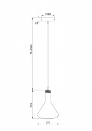 Подвесной светильник Freya FR8010PL-01GB