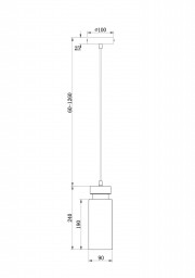 Подвесной светильник Freya FR8011PL-01GB