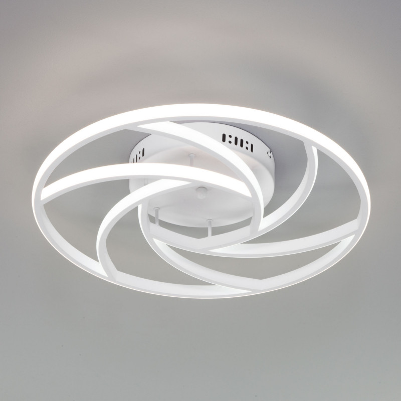 Накладной светильник Eurosvet 90207/1 белый светодиодный спот eurosvet binar 20127 1 led белый