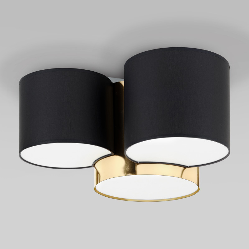 потолочный светильник tk lighting 3445 mona black gold Накладная люстра TK Lighting 3445