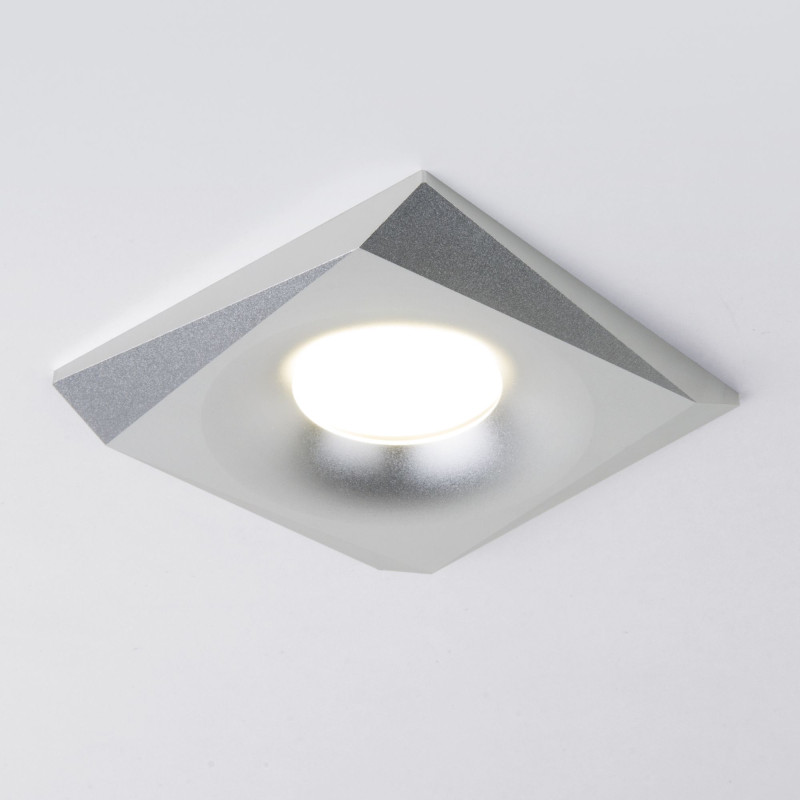 Встраиваемый светильник Elektrostandard 119 MR16 серебро светильник встраиваемый с белой led подсветкой feron cd911 потолочный mr16 g5 3 прозрачный