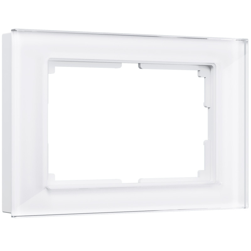 Рамка Werkel W0081101 рамка для двойной розетки werkel w0081101 favorit белый стекло